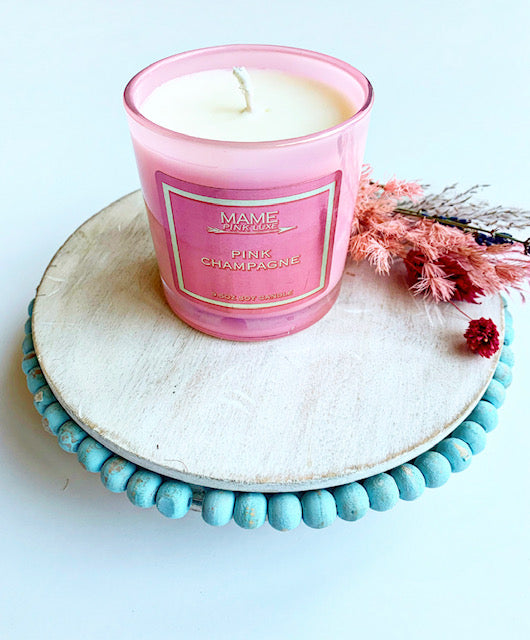 Pink Champagne Luxury Soy Candle