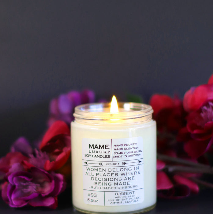 Mame Luxury Soy Candles- Independent Women Collection