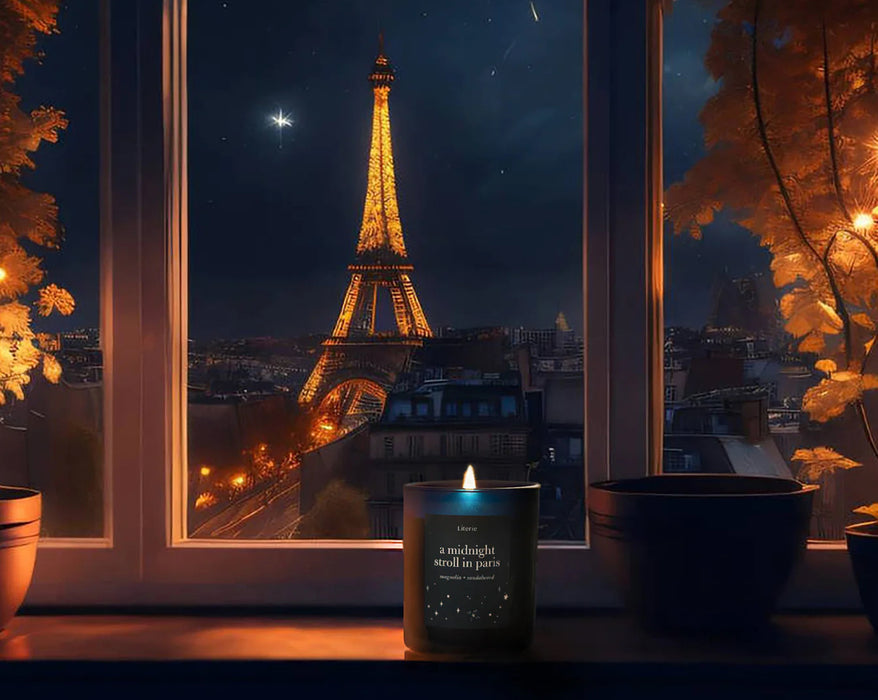 A Midnight Stroll in Paris- Candle