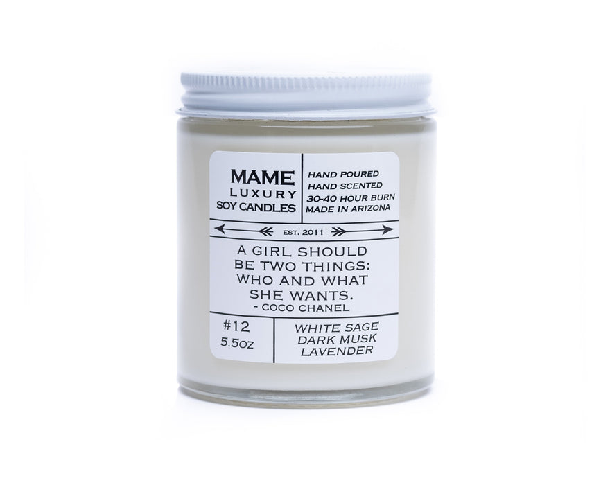 Mame Luxury Soy Candles- Independent Women Collection