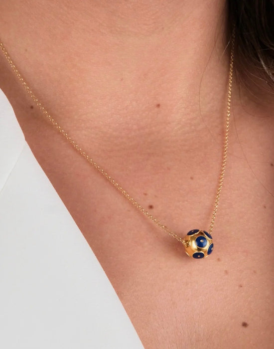 Viana Conta Blue Necklace
