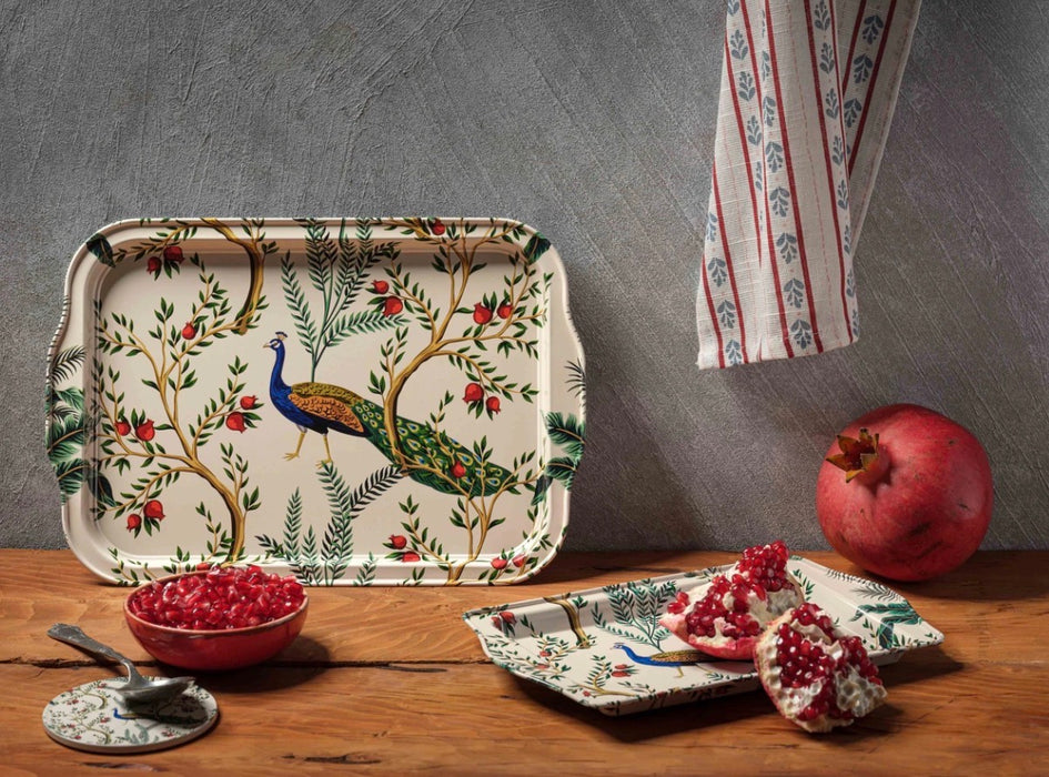 Peacock Metal Tray