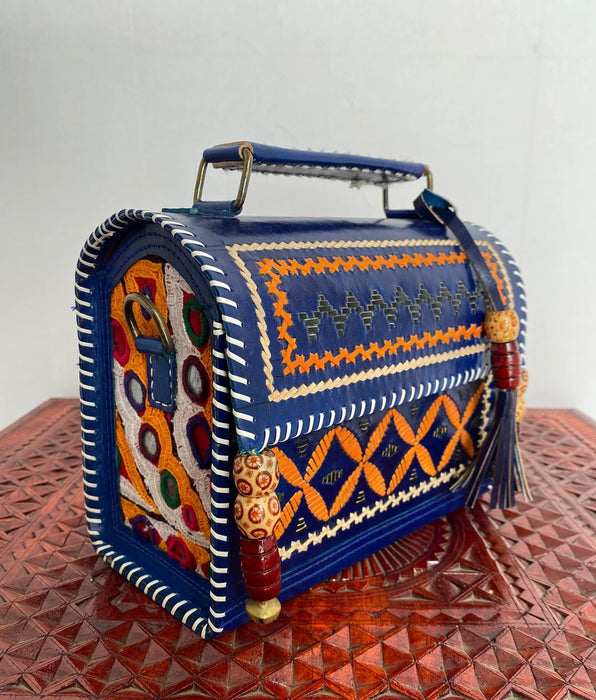 Handmade Leather Hut Bag