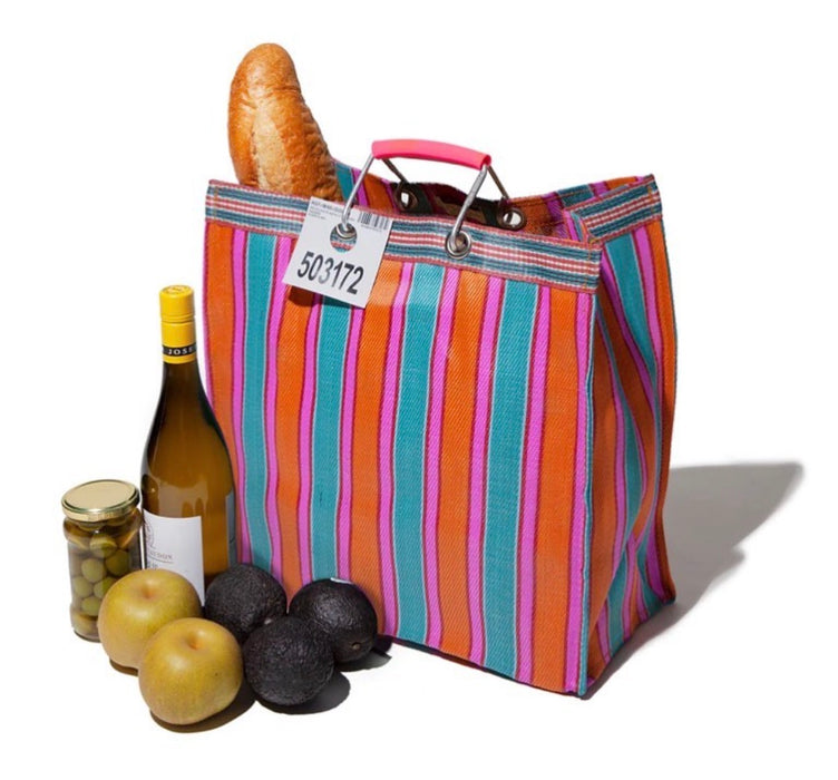 Striped Market Tote