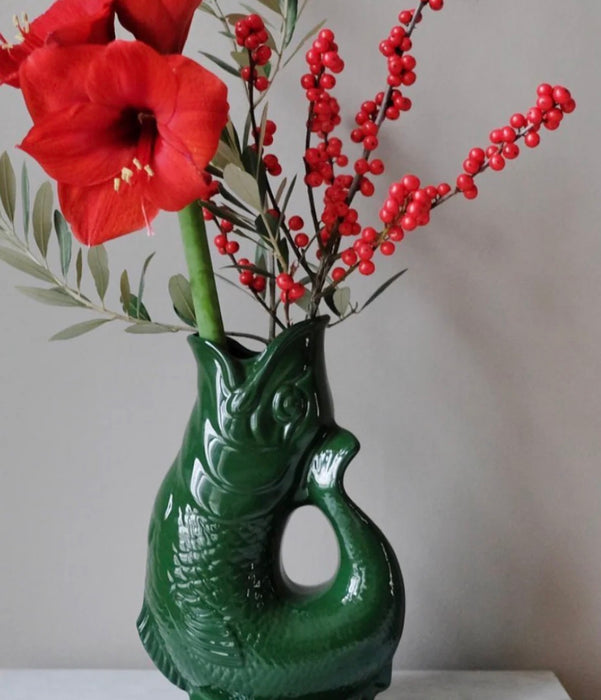 Ceramic Gluggle Fish Jug