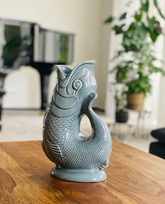Ceramic Gluggle Fish Jug