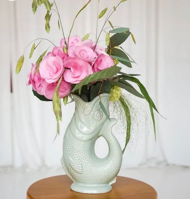 Ceramic Gluggle Fish Jug